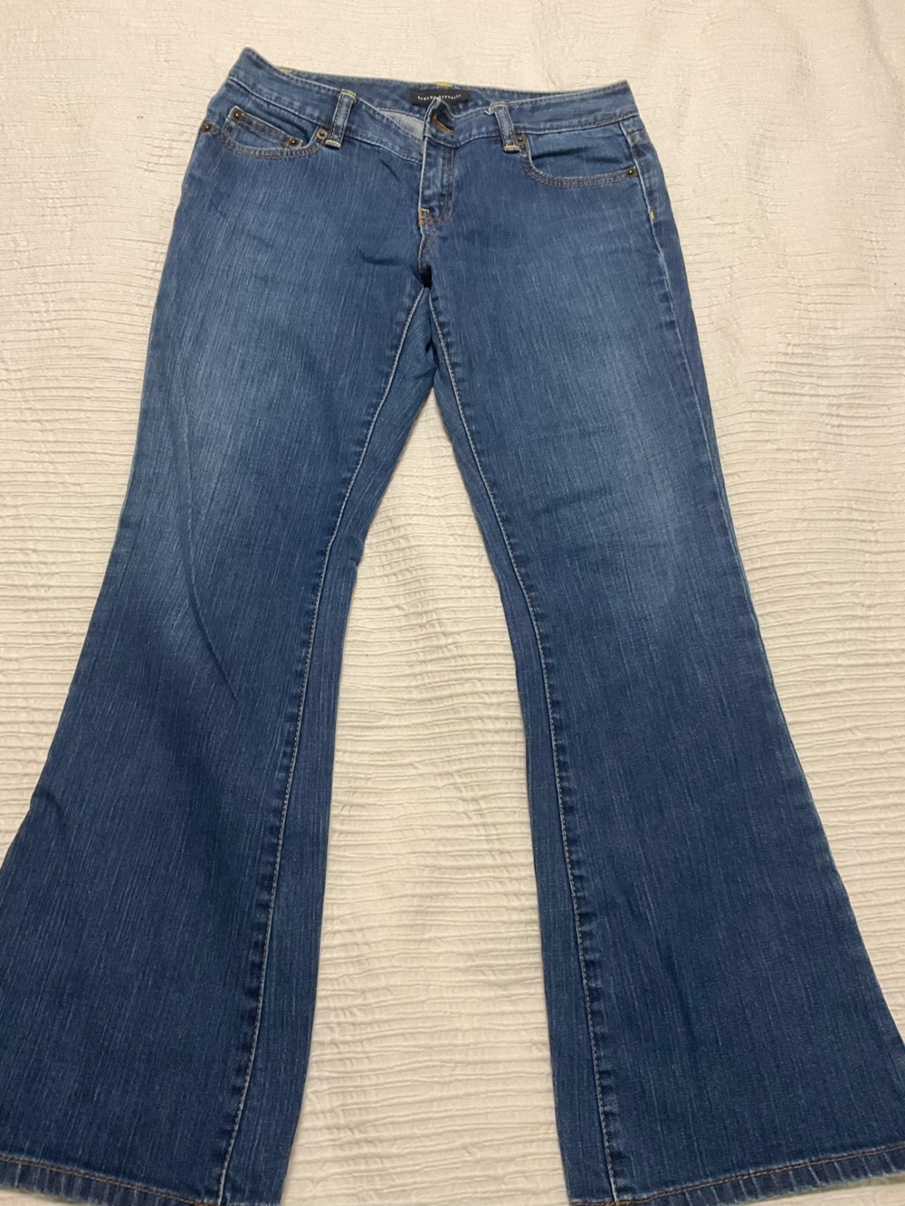 Banana Republic Straight Leg Jeans in Medium Blue Wash